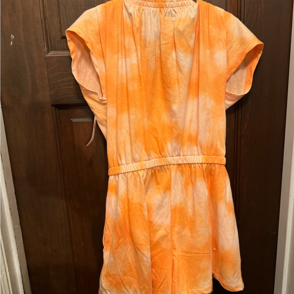 Girls Size 10-12 Old Navy Orange Romper (NEW) - Picture 7 of 9
